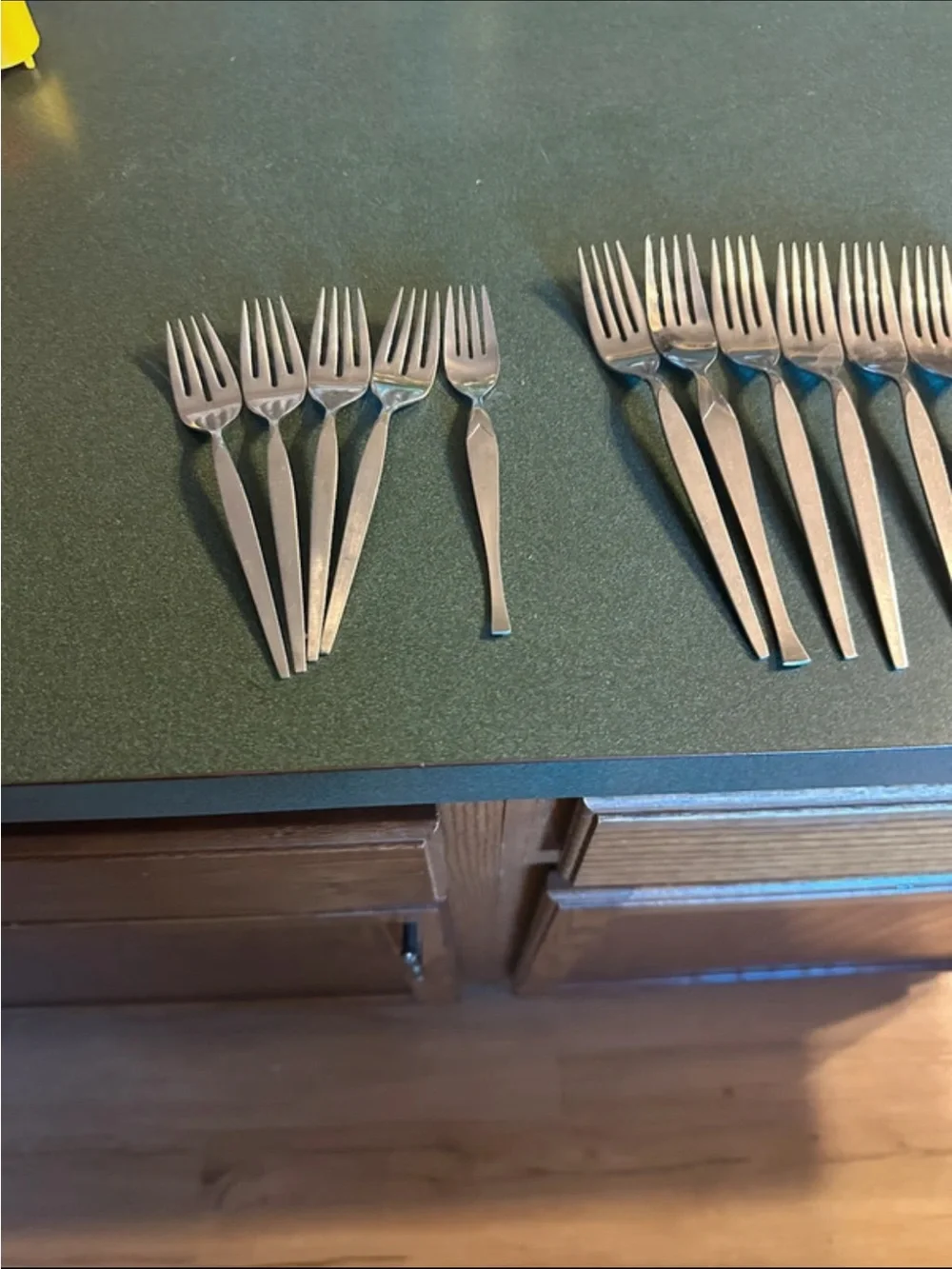 Stainless Steel Flatware Knife and Spoon Set - Silver, bundle of 37 pieces
